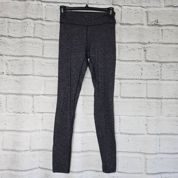 Beyond Yoga Pants - Beyond Yoga Womens Black Heather Rib High Waist Pull-on Stretch Ankle Legging XS